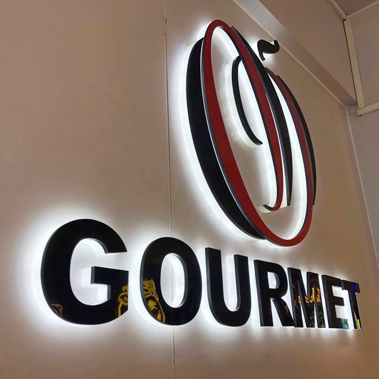 Acrylic Logo Led 3D Acrylic Light Signage Custom Sign Outdoor Backlit Metal Letter logo Sign 3d Custom Led Sign for Business