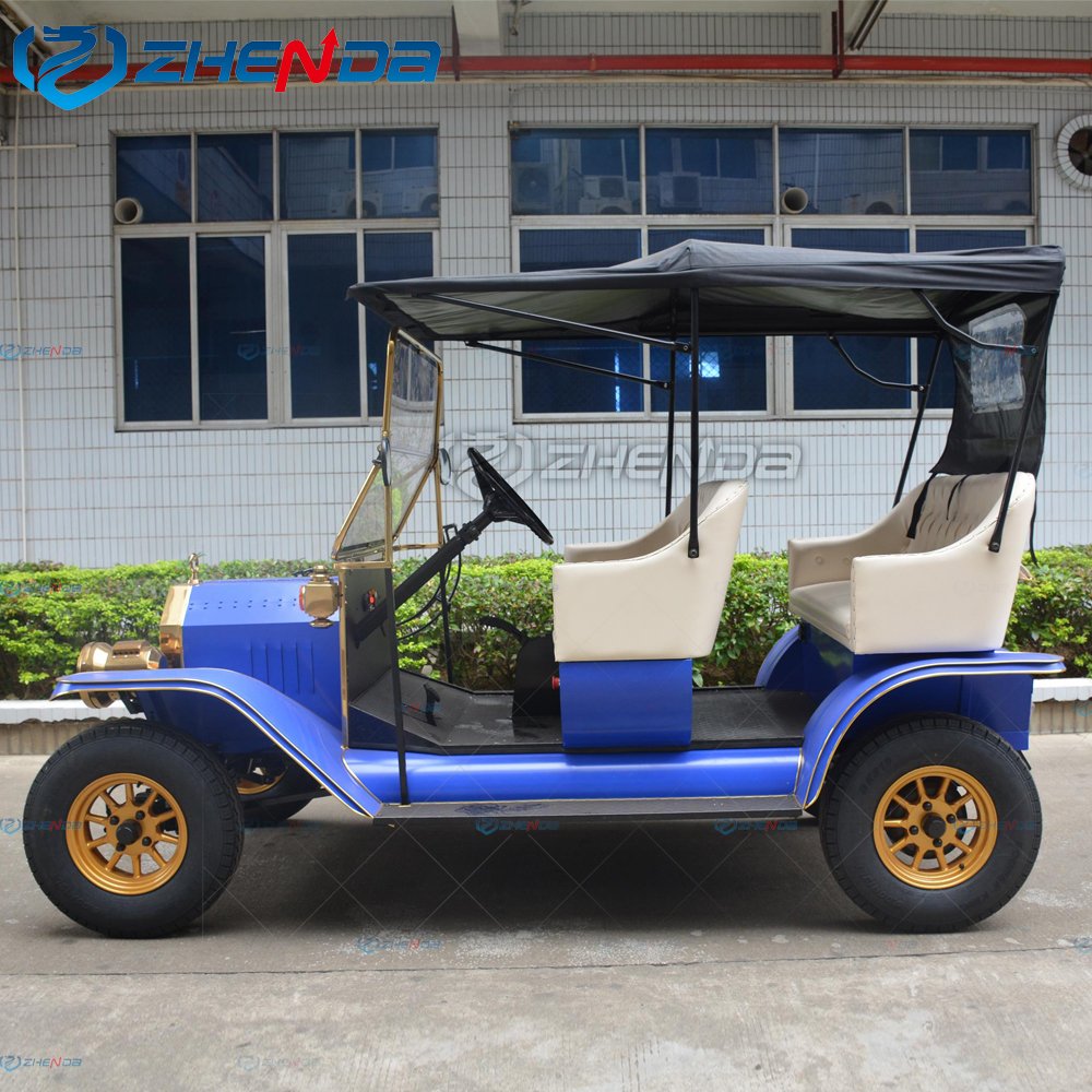 Made in China Sightseeing Classic Club Battery Car 4 Seater Electric Golf Cart for Sale