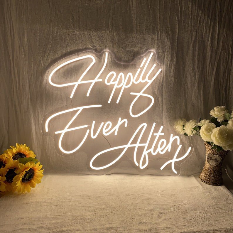 Custom Wedding Led Light Home Wall Decor Letters Engagement Personal Big Dream Drunk in Love Neon Sign