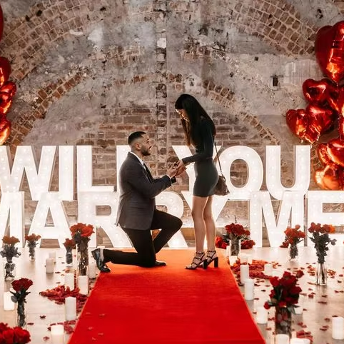 Marry Me 3d 4ft 3ft Decoracion Custom Wedding Led Letter Sign Bulbs Marquee Love Letters With High Quality