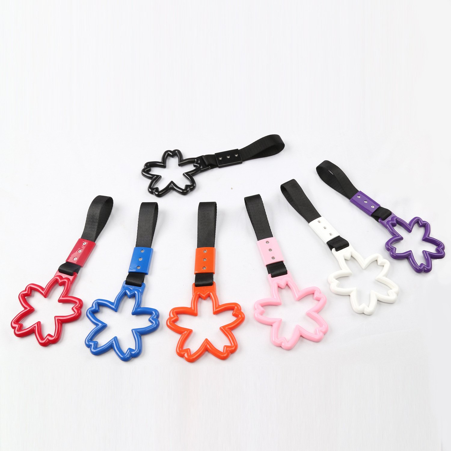 New Car Accessories JDM Cloud Style Handle Hand Strap Nylon Tsurikawa Ring Car Handle Strap Warning Hanging Ring