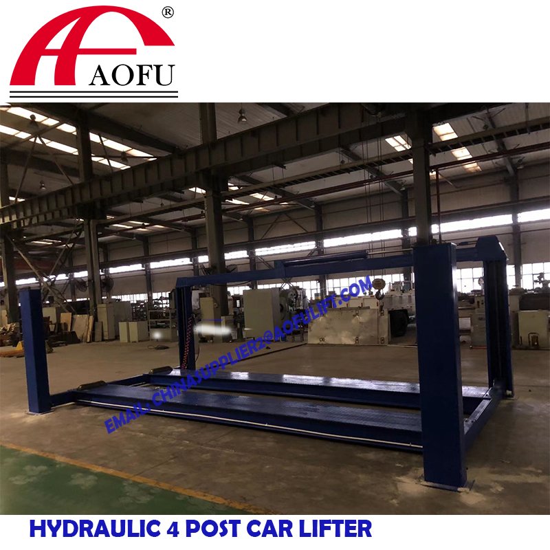 4 Post Hydraulic Car Workshop Equipment 10t/12 T/ 15 T/ 16 T with CE, ISO
