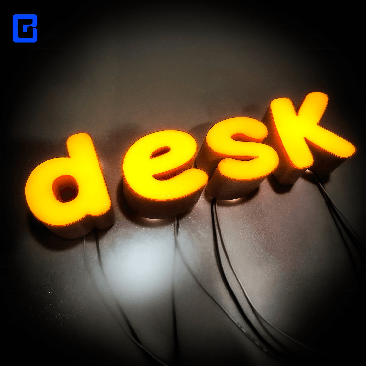 Custom Resin Advertising LED 3D Letter Signs Outdoor for Stores Companies Malls Parks Acrylic Material with LED Strips Lighting