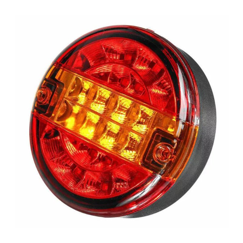 Dual Color Taillights Turn Signals LED Stop Brake Turn Signal Reverse Lamp Rear Tail Light OEM Trailer Truck COB Led Avto 2W
