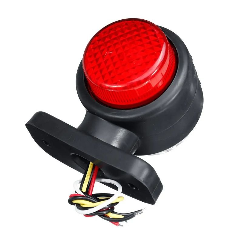 12v/24v Led Side Marker Lights Arm Lights Signal Lights Integrated Indicator Lamps for Trailer Lorry RV Bus Caravan