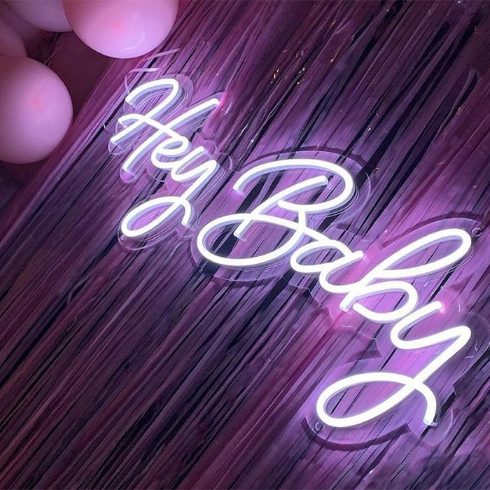 Custom 3D Flex Lighted Acrylic Neon Logo Sign for Restaurants and Shops Manufactured LED Strips for Company Signage