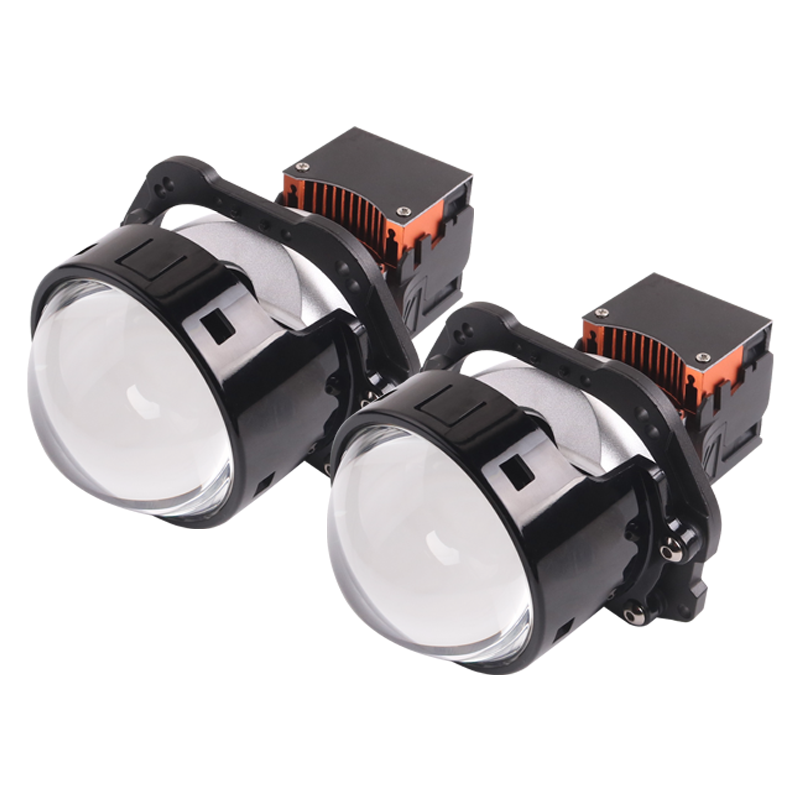 Sanvi New Arrival T11 58W 6000K Bi Led Projector Lens Headlights 3 Inch TIR Double Prism 12V Volta Hot Sale in Saudi Arabia