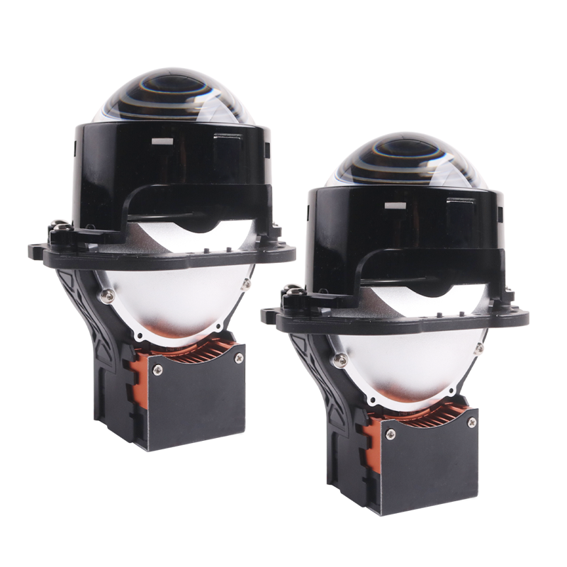 Sanvi New Arrival T11 58W 6000K Bi Led Projector Lens Headlights 3 Inch TIR Double Prism 12V Volta Hot Sale in Saudi Arabia