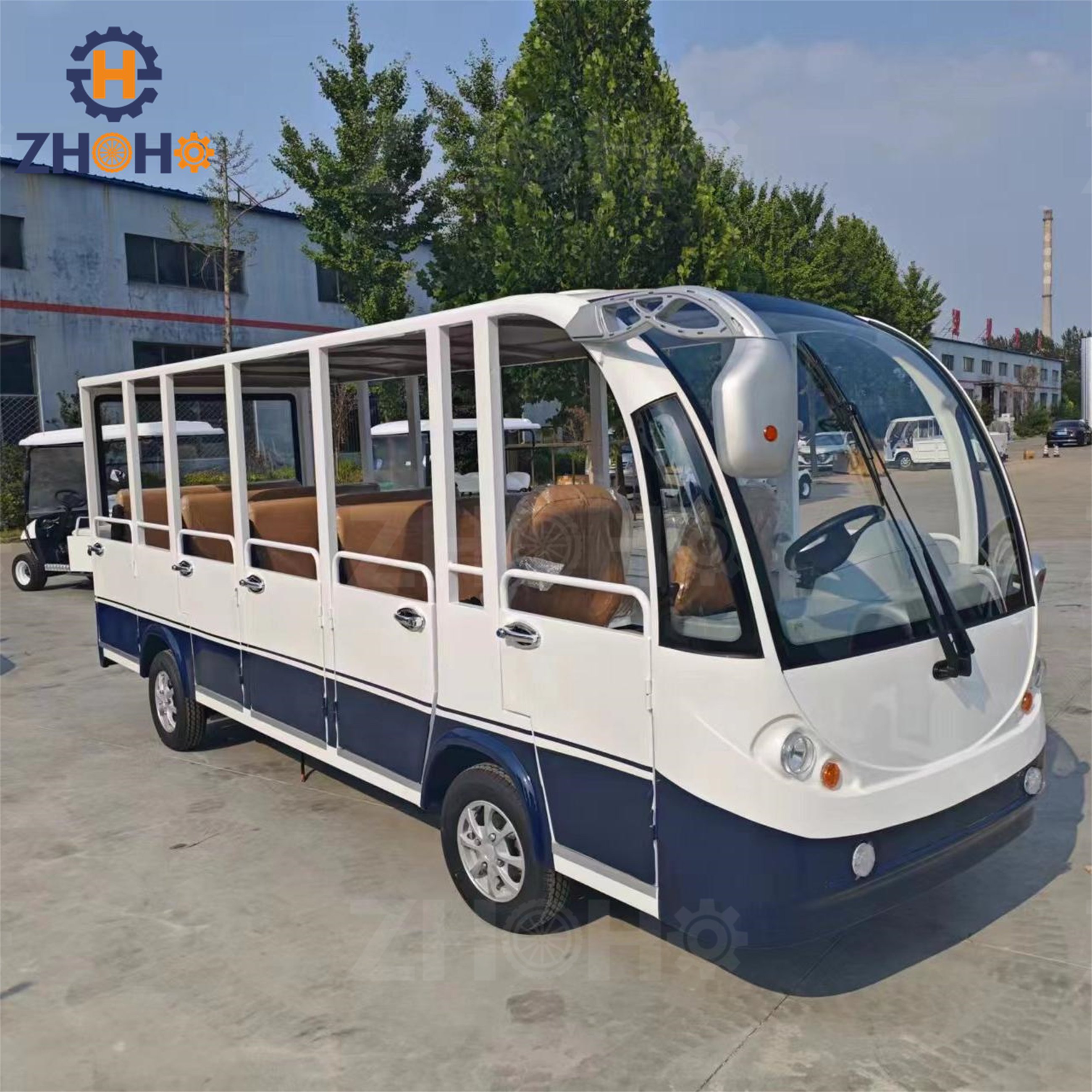 Convertible Multi-Seat Electric Sightseeing Mini-Bus for School & Park Tours Special Transportation Vehicle