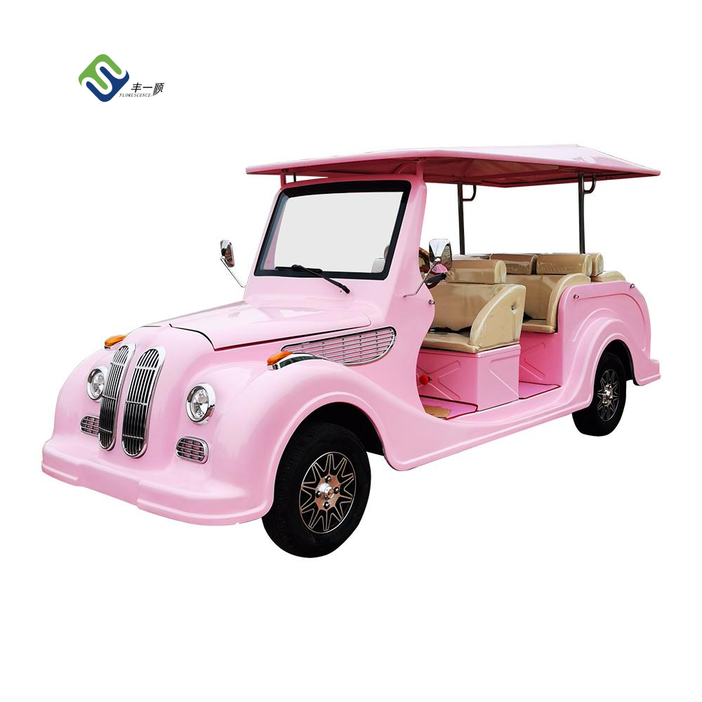 Luxury Style 8 Persons Tourist Electric Car Lithium Battery Electric Sightseeing Eight Sets Electric Classic Car Fashion