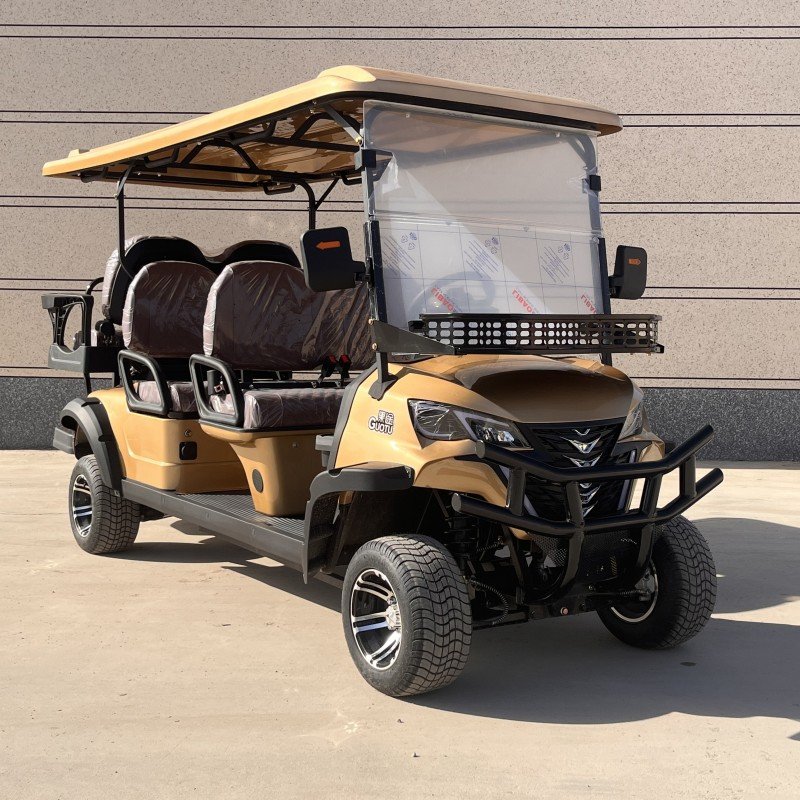 2024 New Design 2 4 6 Seater Passenger Golf Cart Electric Motor 72v Battery Club Sightseeing Car Scooter Electric Golf