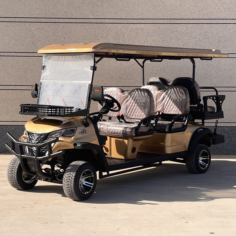 2024 New Design 2 4 6 Seater Passenger Golf Cart Electric Motor 72v Battery Club Sightseeing Car Scooter Electric Golf