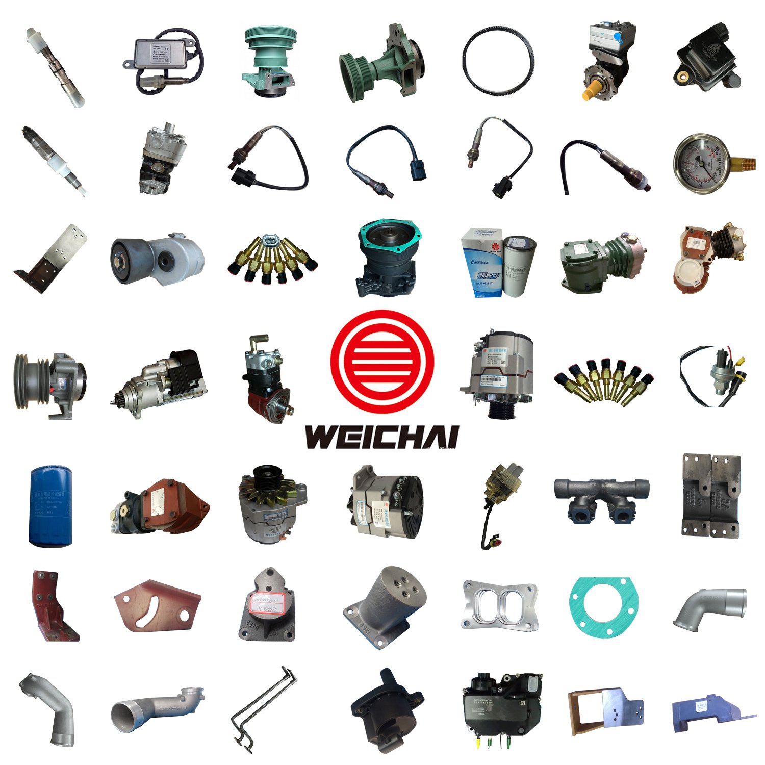 High-Quality WEICHAI WP10 Water Pump 612600062018 for WEICHAI Engine HOWO Bus
