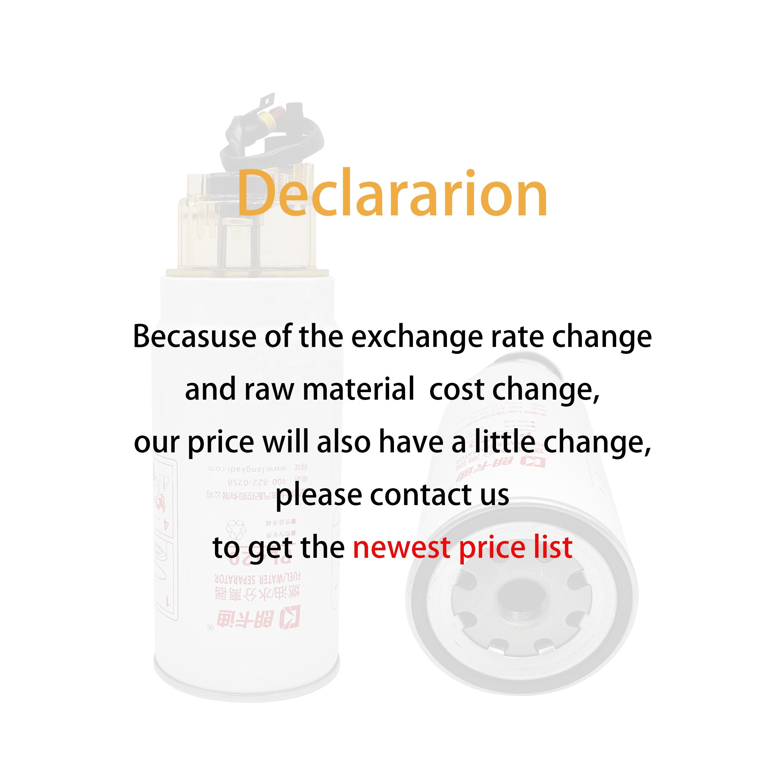 High Quality Factory Price Truck Filter 2654406 P554408 BT215 H14W03 W723/3 Engine Oil Filter for PERKINS Engine