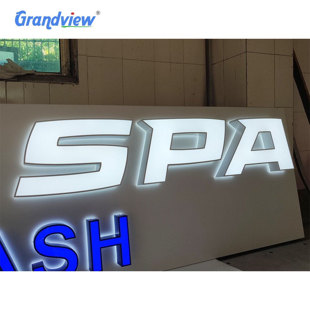 3D Acrylic Electronic Channel Letters Signs Custom Advertising Store Logo Led Signs Outdoor