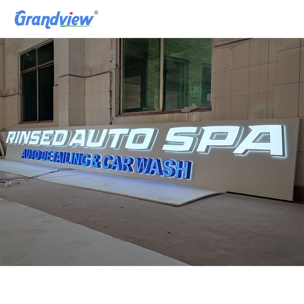 3D Acrylic Electronic Channel Letters Signs Custom Advertising Store Logo Led Signs Outdoor