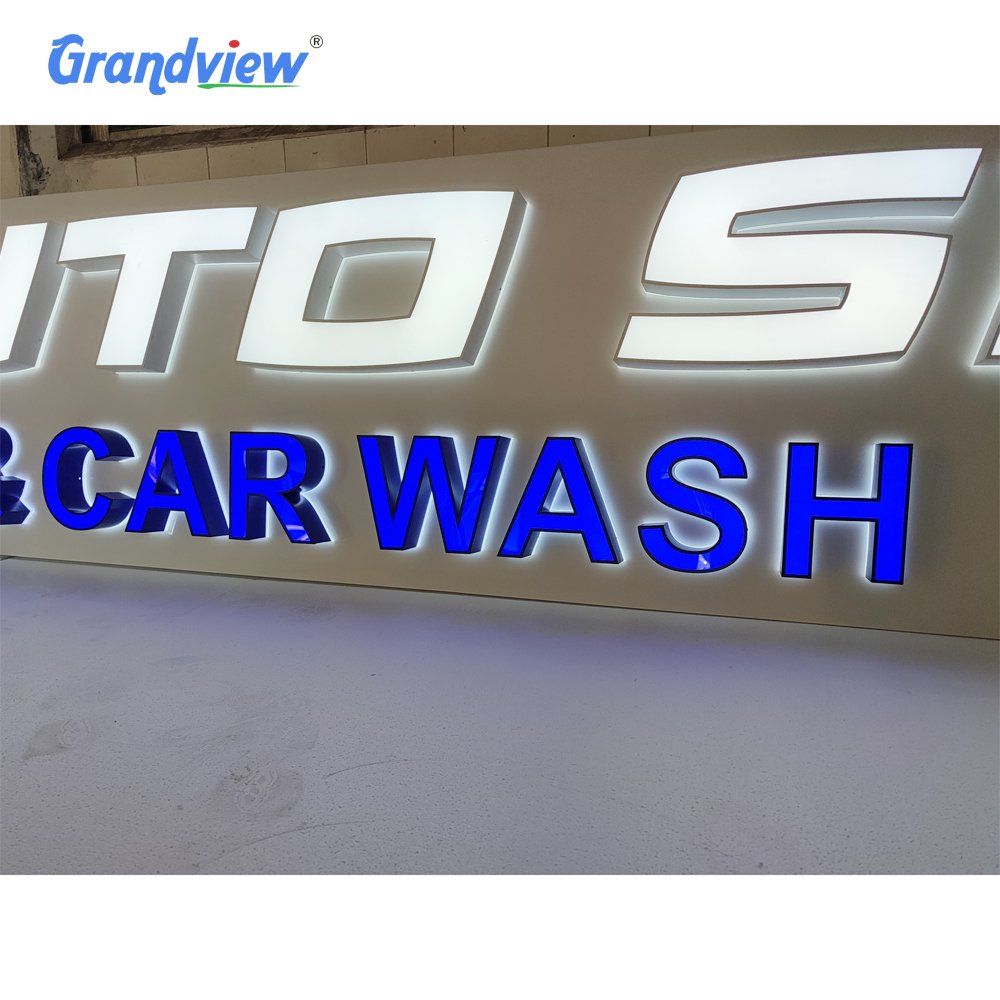 3D Acrylic Electronic Channel Letters Signs Custom Advertising Store Logo Led Signs Outdoor