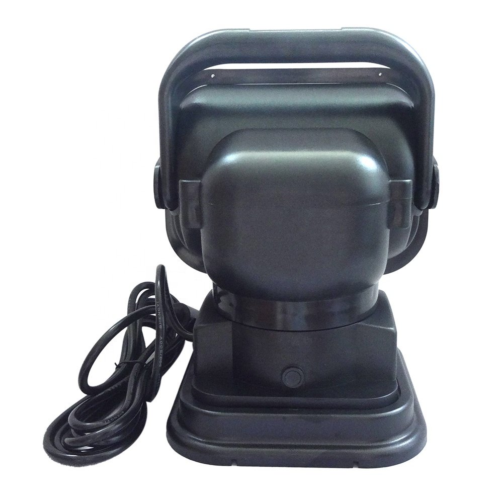 50W Waterproof Led Search Light Wireless Remote Control Heavy Duty Search Light 360 Degree Rotatable Marine Search Light