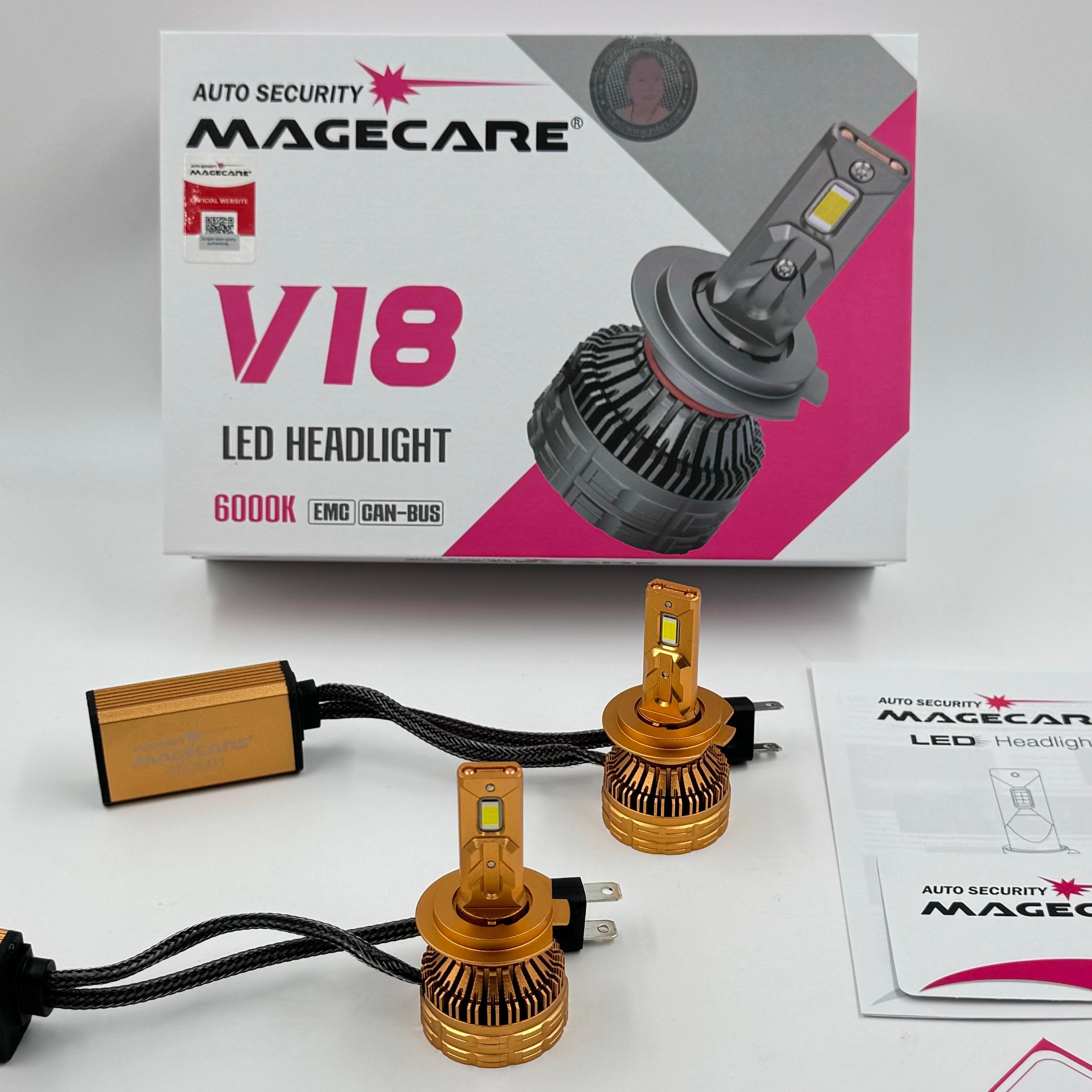 V18 Magicare car led headlight bulb with Double copper tube 130 Watts 30000LM H4 H7 H11 H1 9005 9006 Car Lighting Accessories