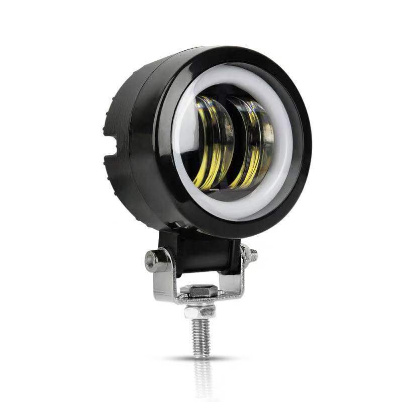 New Car LED Work Lights Bar 20W 3 Inch Angel Eyes Round LED Spotlight Light Bar for Motorcycle SUV Truck ATV Buses Work Light