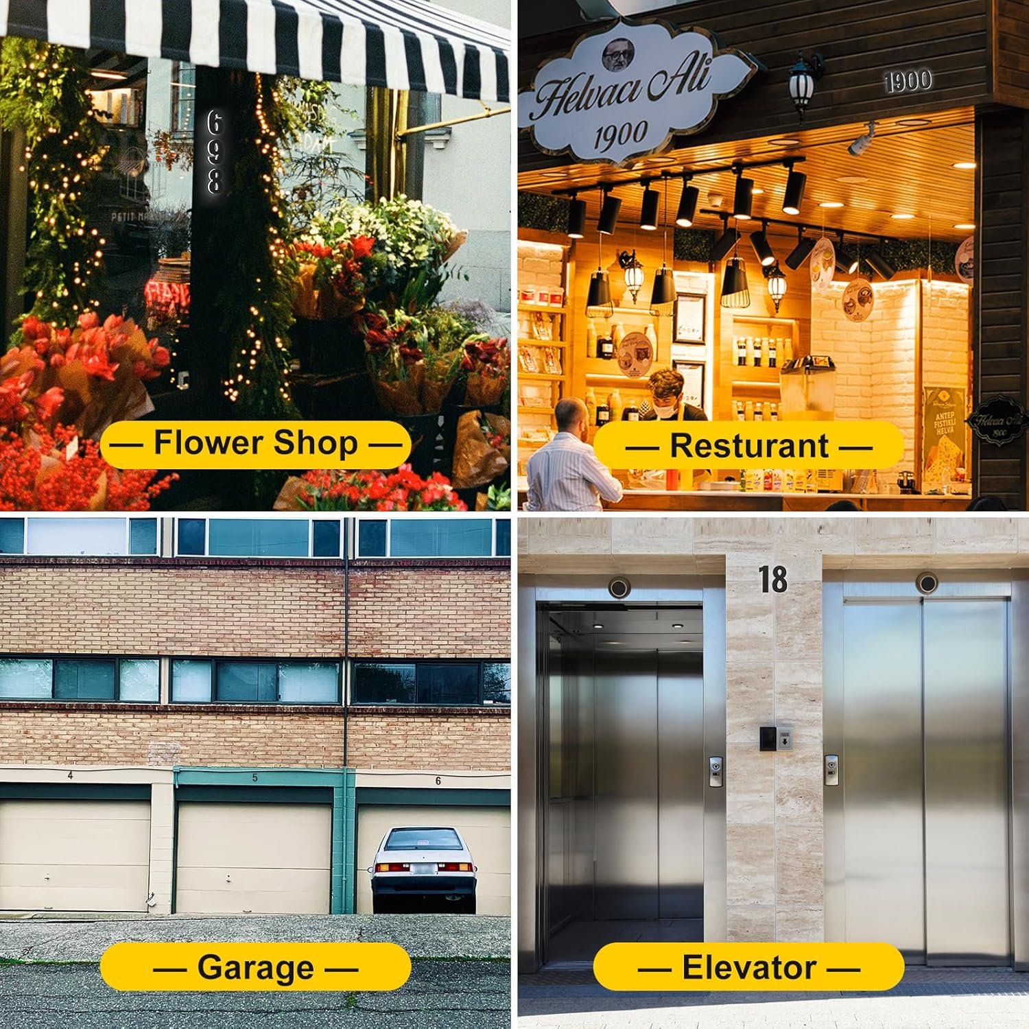 Solar House Number Light Signs for Outdoor Hotel and Illuminated Address Sign