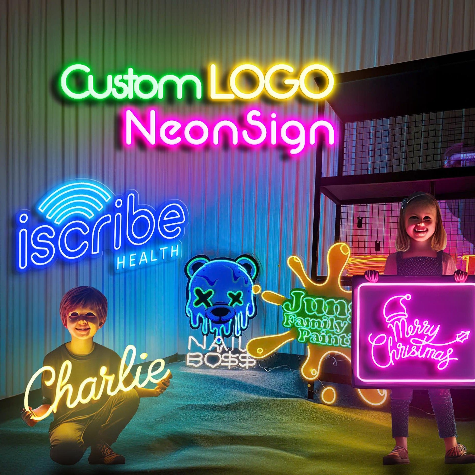 Custom Neon Signs Aesthetic Room Art Decor Wedding Neon Sign Neon Wall Sign Personalized Birthday Gift Custom Commercial logo