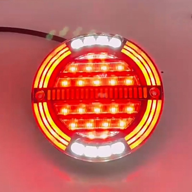 Hamburger Lamp Trailer Light Truck LED Stop Brake Turn Signal Reverse Lamp Rear Tail Light for Truck Trailer Lorry caravan