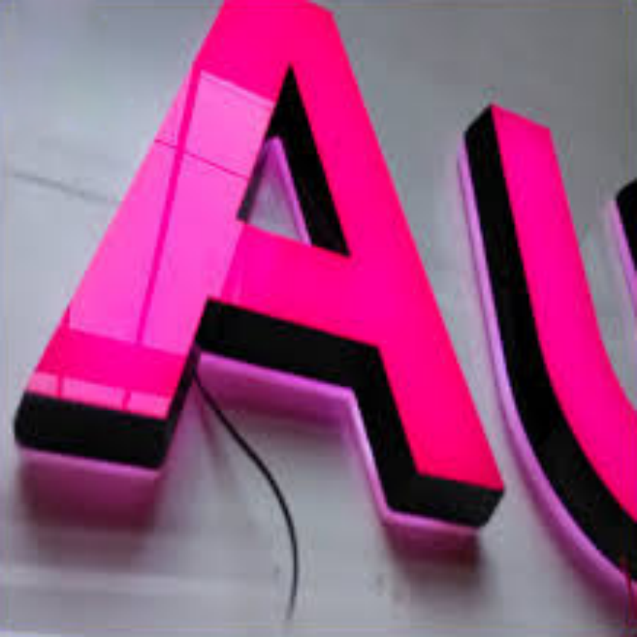 Custom Lettering Sign Custom 3d Acrylic Led Sign Board Outdoor Led Lighting Restaurant Backlit Acrylic Letter Designs for Shop