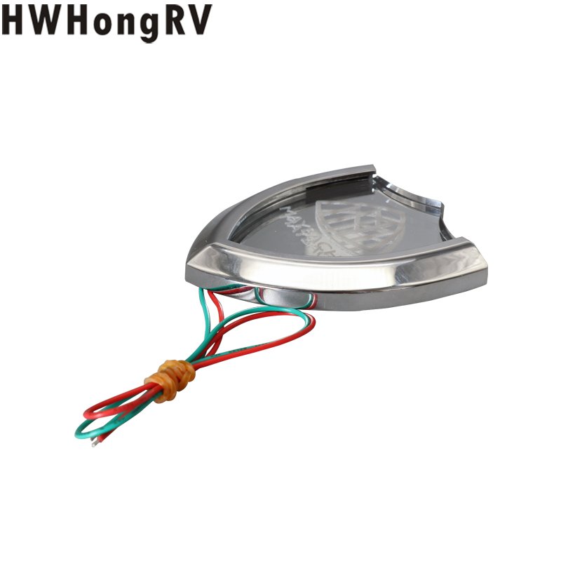 HWhongRV Van Bus RV LED Logo Light Campervan Decorative Lights Wall Light Wall Crystal Wall Lamp