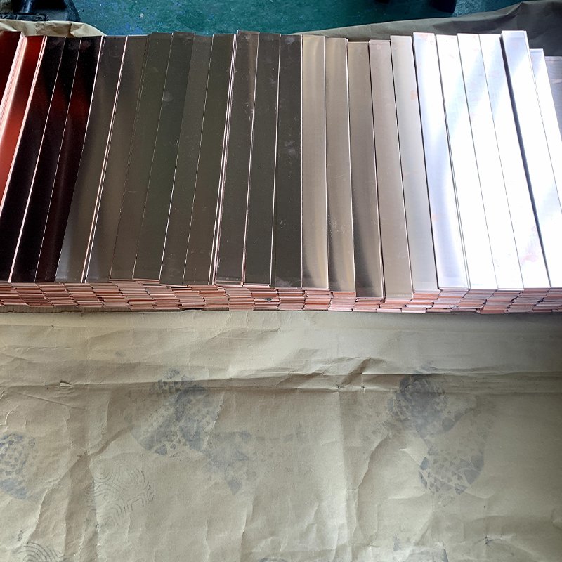 99.9% Pure Copper Flat Bus Bar C11000 Copper Bars 25x3mm Price