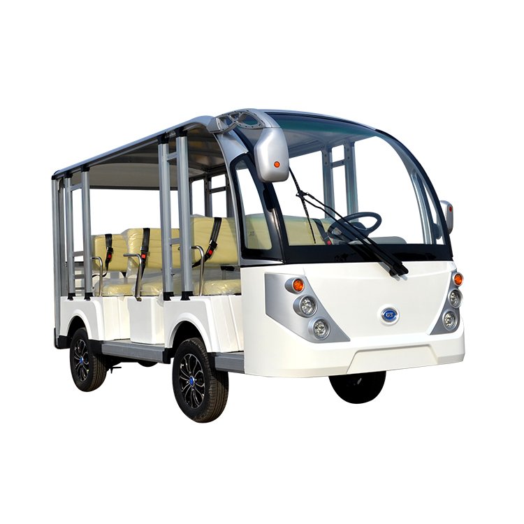Golf Cart New Large Space 8-seater Electric Golf Car Shuttle Sightseeing Bus for Vacation