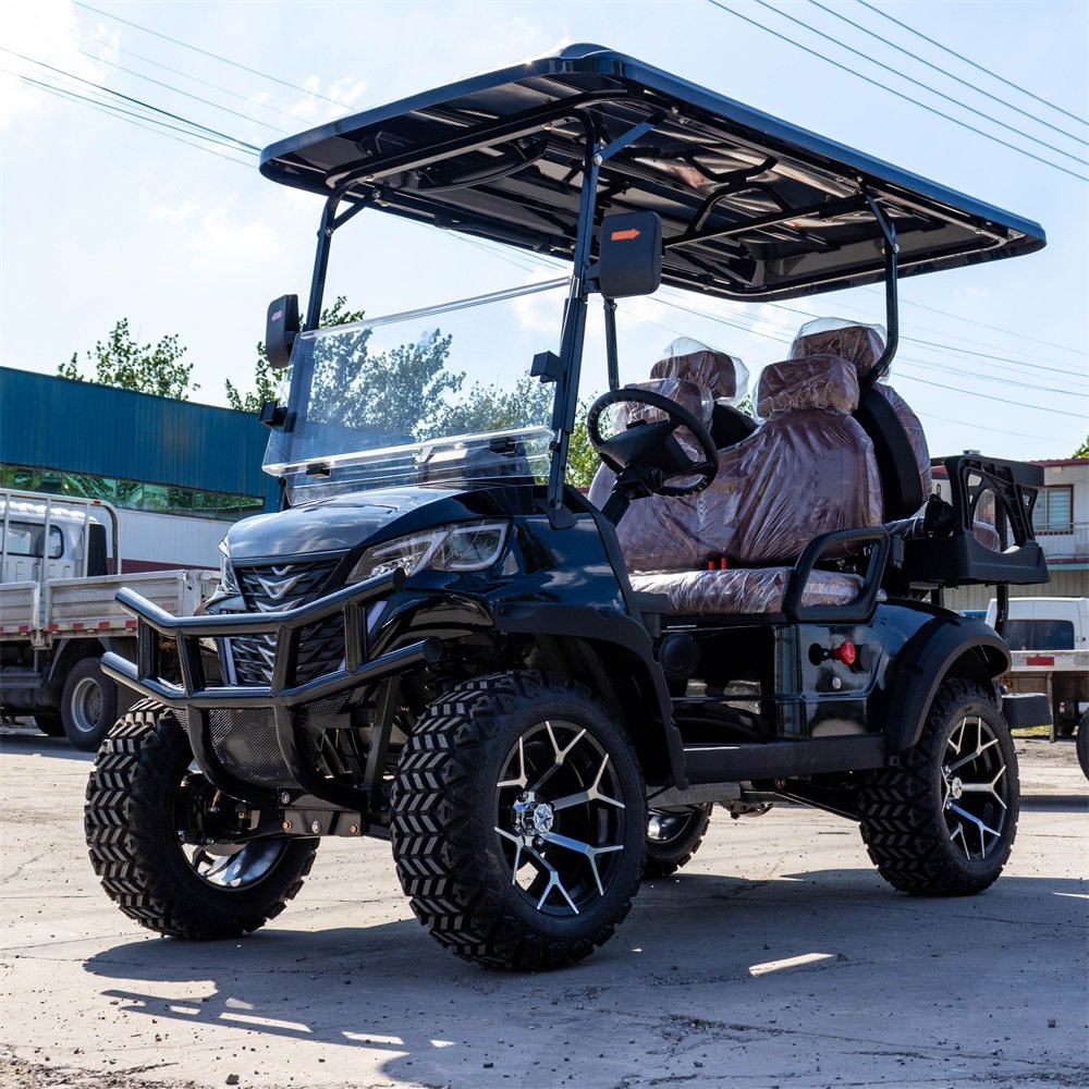 New Energy 4/6 Seat Hummer Golf Cart Electric Aluminum Outside Vehicle With Lithium Battery