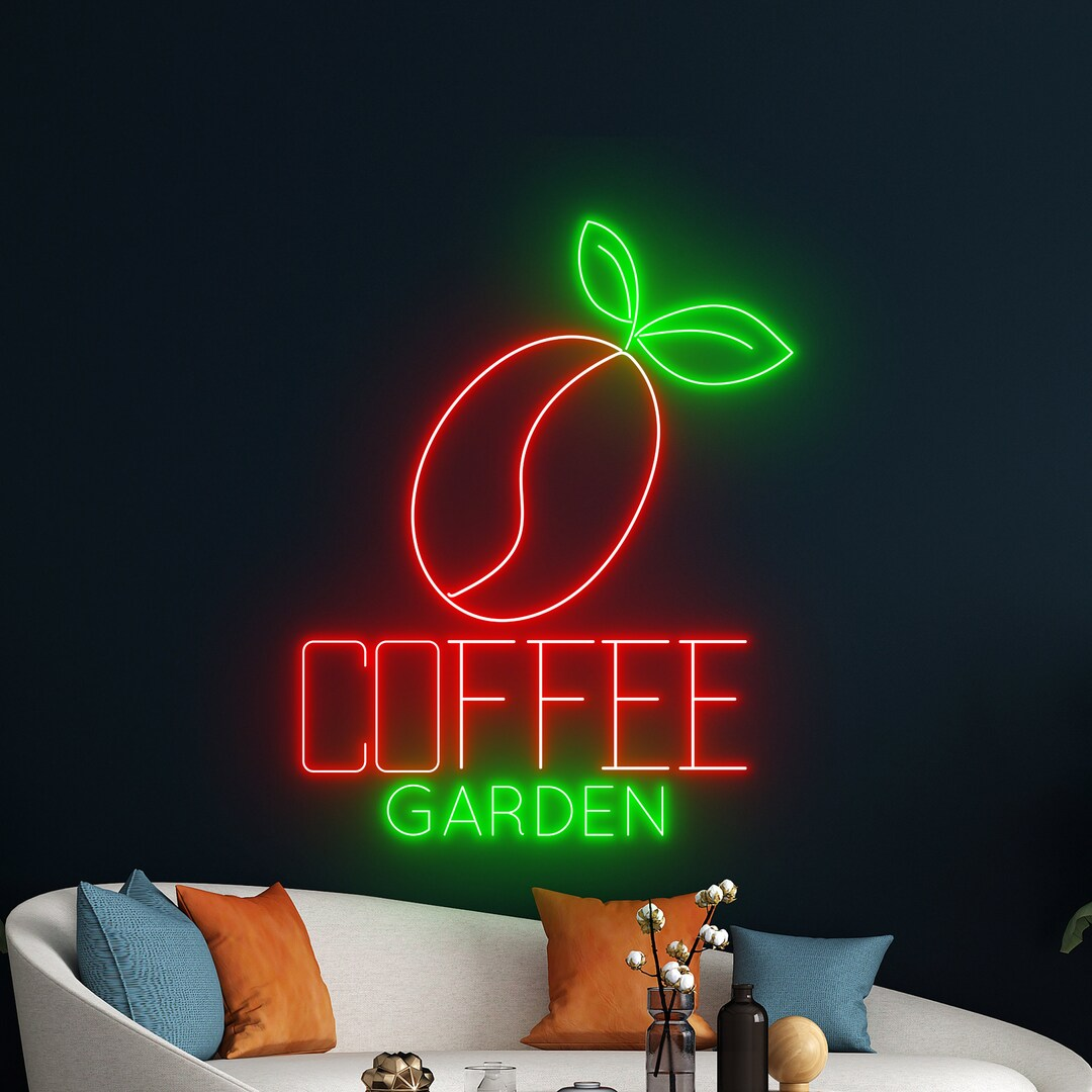Custom Coffee Cup Neon Sign Neon Coffee Sign Led Neon Lights for Cafe Restaurant Wall Decor Kitchen Home Bedroom Bar Sign