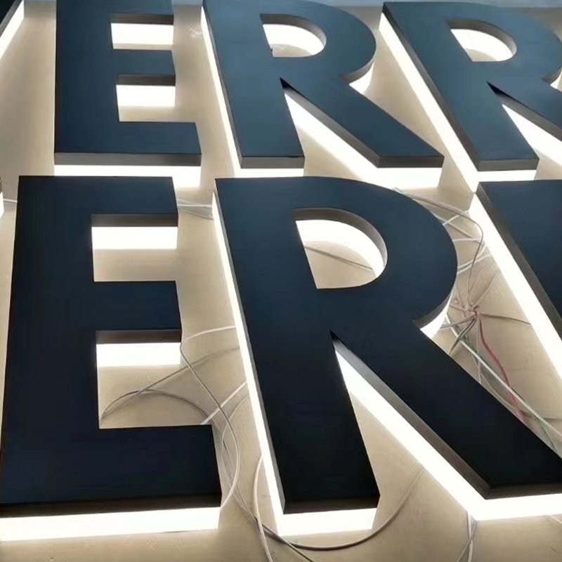 Store Company Brand logo Letter Sign Backlit Business Channel Signs for Reminder