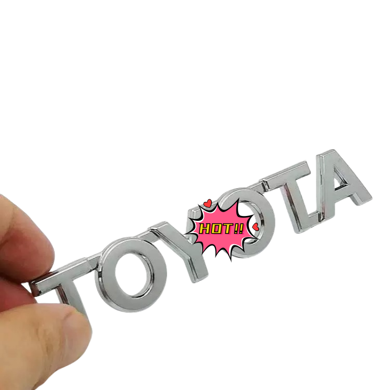Auto Parts Bus Chrome Logo Steering Front logo Rear logo for Toyota Coaster Bus Spare Parts