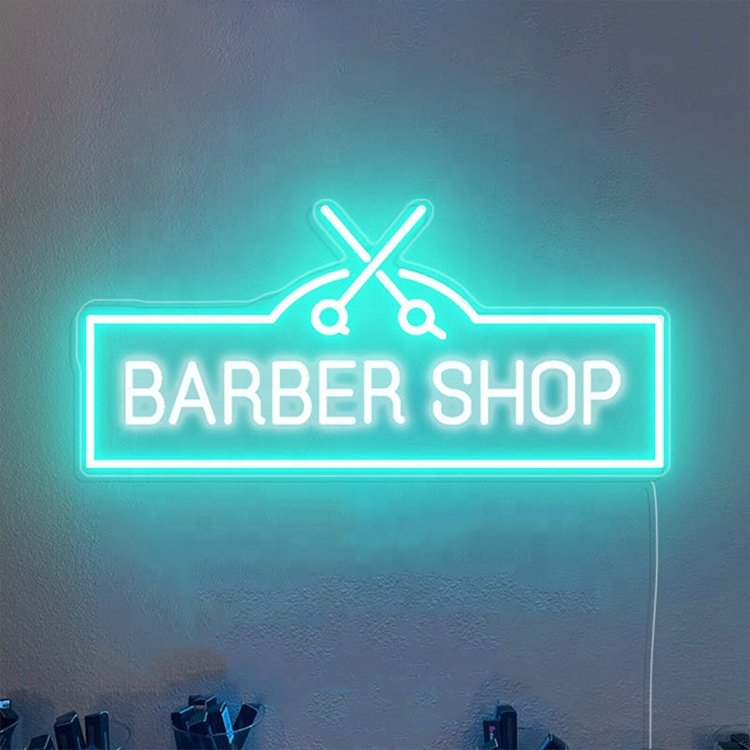 Hair Salon Barber Shop Beauty Neon Sign Light Create a Welcoming Atmosphere Warm LED Light up Sign