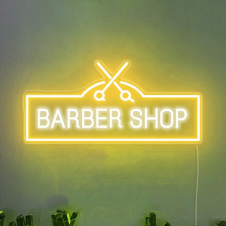 Hair Salon Barber Shop Beauty Neon Sign Light Create a Welcoming Atmosphere Warm LED Light up Sign