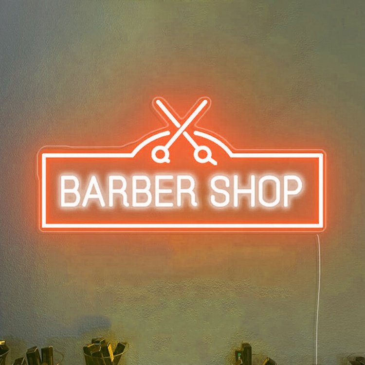 Hair Salon Barber Shop Beauty Neon Sign Light Create a Welcoming Atmosphere Warm LED Light up Sign
