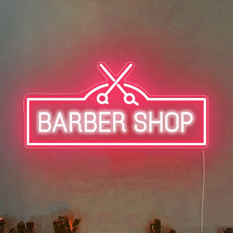 Hair Salon Barber Shop Beauty Neon Sign Light Create a Welcoming Atmosphere Warm LED Light up Sign