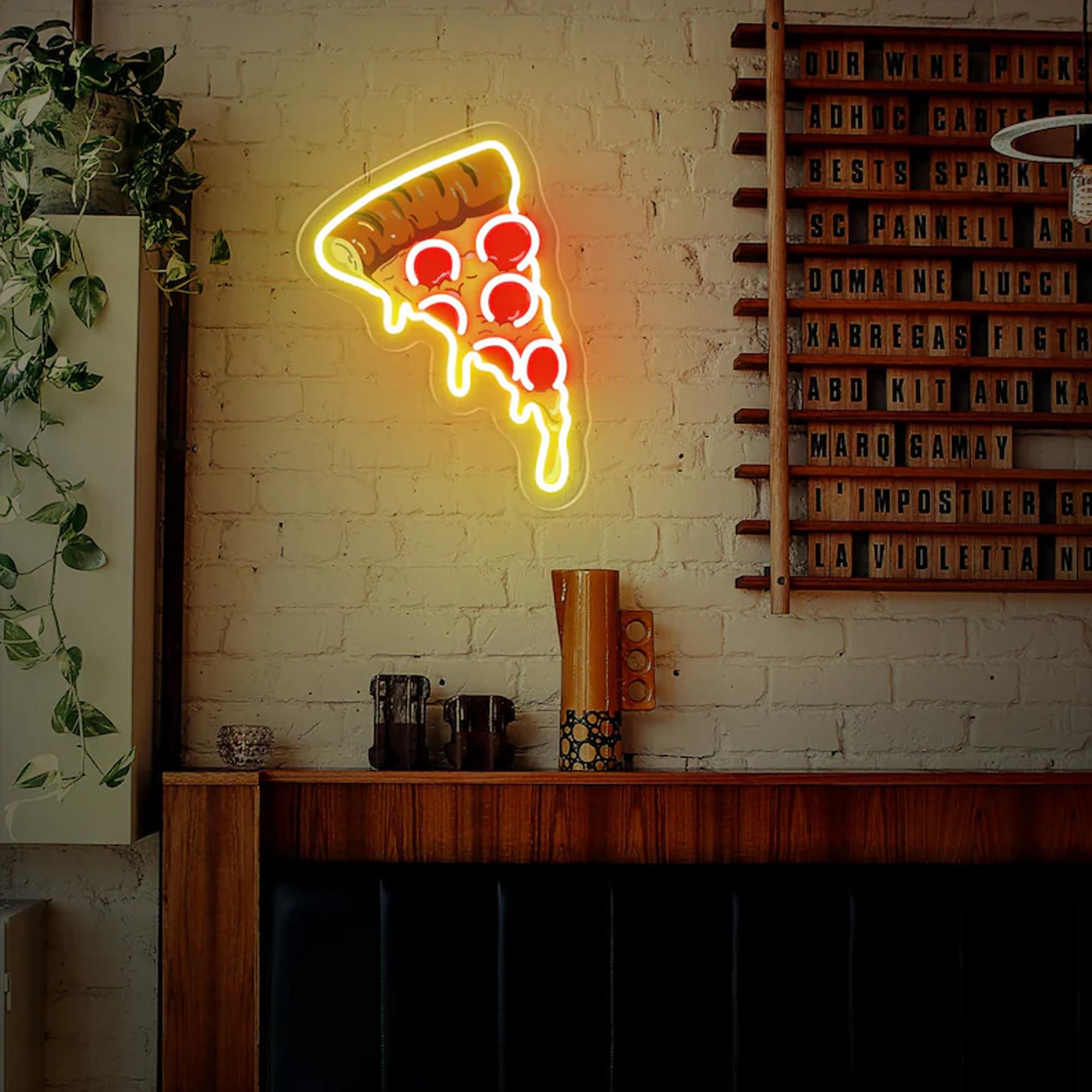 Custom Logo Pizza Custom Neon Sign Wall Decor Pizzeria LED Neon Light Sign Food Restaurant Kitchen Store Party Logo Sign