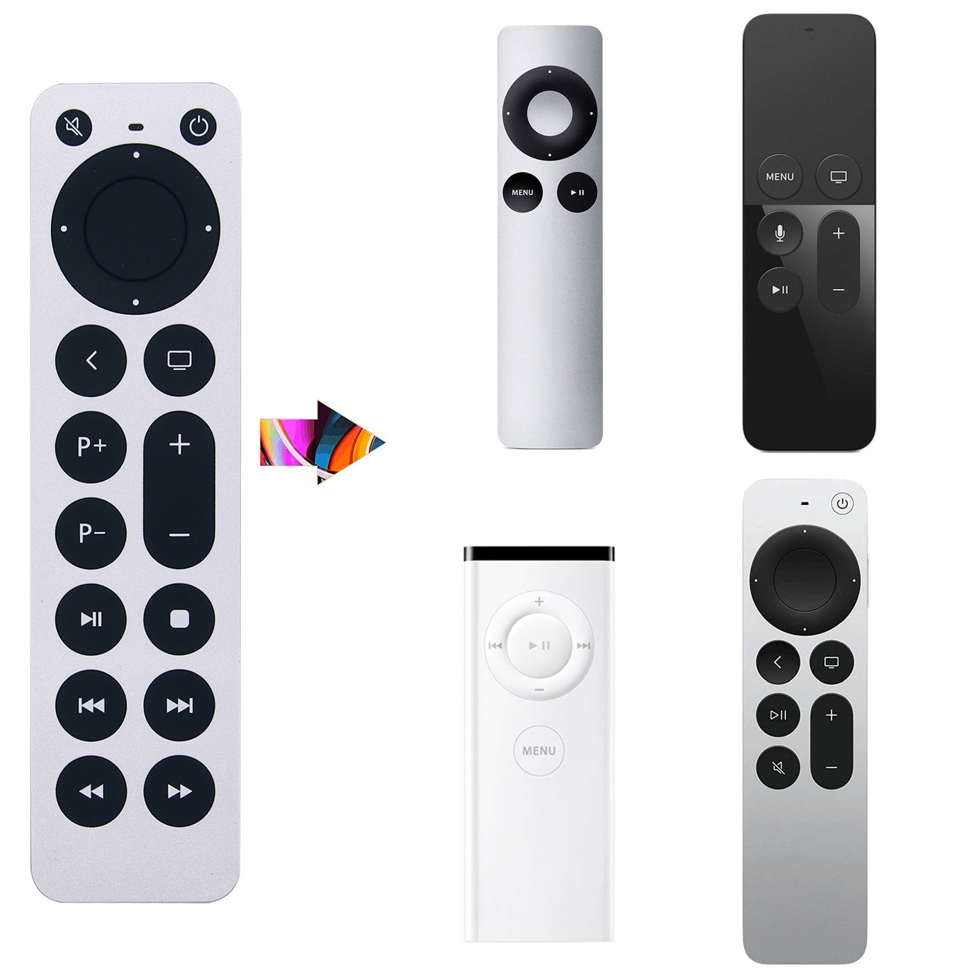 Universal Remote Control for APPLE 4-in-1 Smart Remote Control Remote Wireless Control Replacement