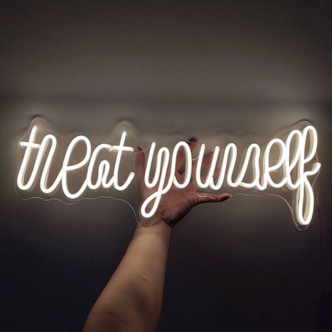 Rebow Dropshipping Acrylic Sign Neon Anime Led Lighting Neon Signs Rainbow for Party Decor