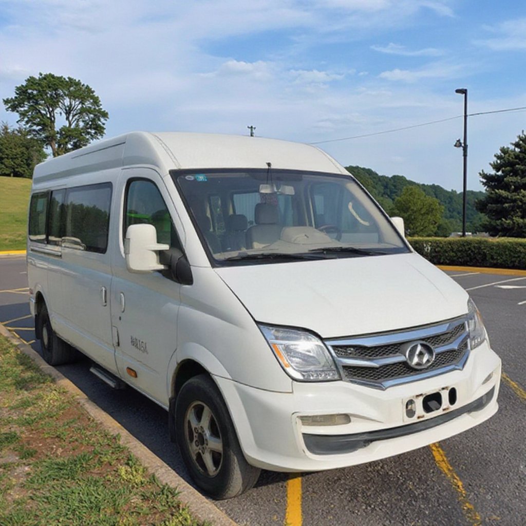 Datong 15-Seater Electric Minibus New Condition Automatic LHD Steer Bus Rear Mounted Engine Diesel Fuel Coach Bus Sale