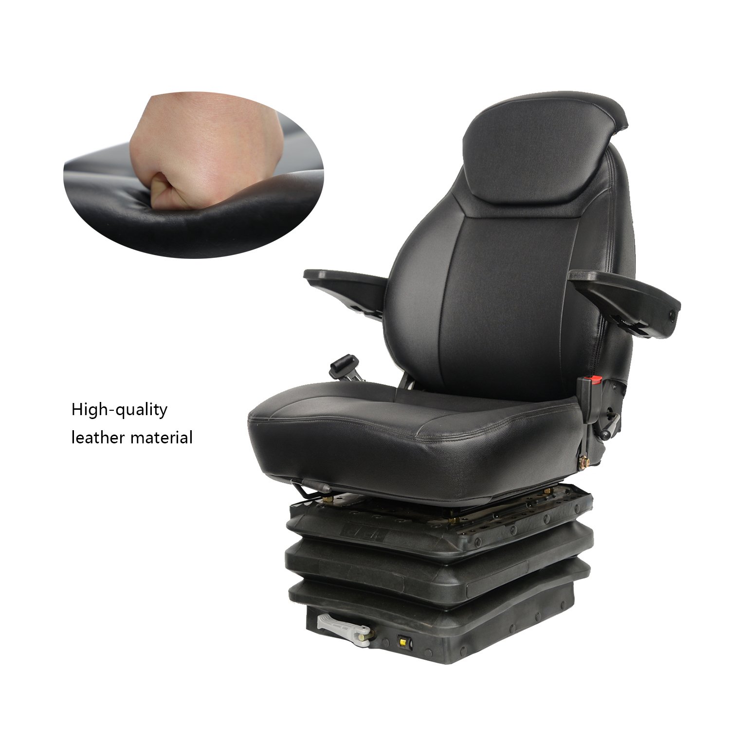 Wholesale PVC Mechanical Suspension Seat for Sea Transportation Vehicle Waterproof Yacht & Boat Operator with 12v Crane