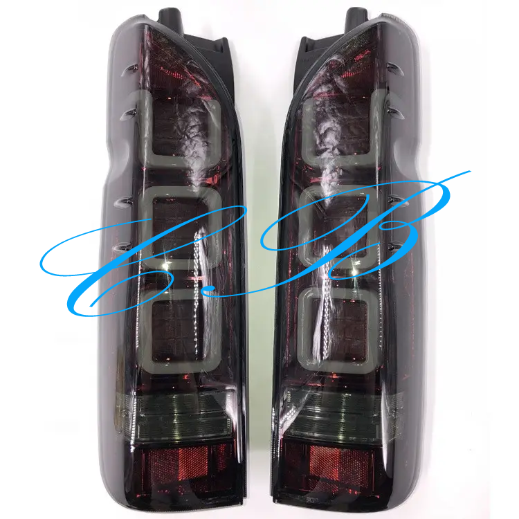 Hiace Parts Mini Bus LED Tail Lamp Light for Hiace Van KDH200 2005-2018 Commuter Quantum Bus LED Rear Brake Light Car Auto Parts