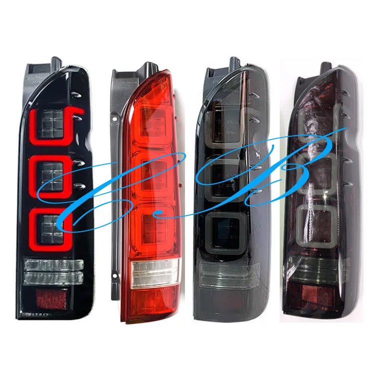 Hiace Parts Mini Bus LED Tail Lamp Light for Hiace Van KDH200 2005-2018 Commuter Quantum Bus LED Rear Brake Light Car Auto Parts