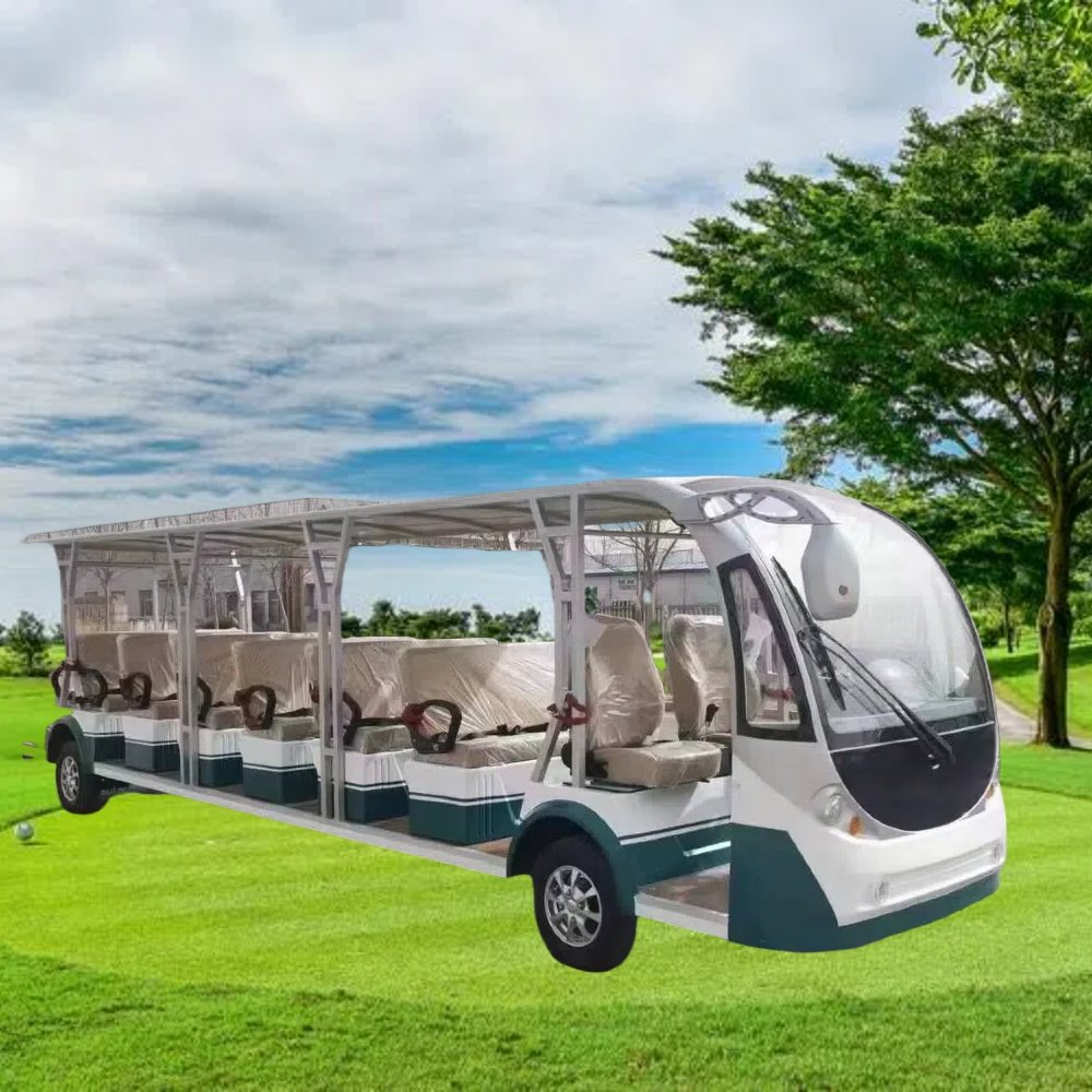 New Design 23-seat High-quality Electric Sightseeing Bus with Battery Electric Sightseeing Car