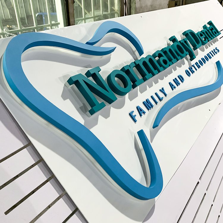 3D Letter Custom logo Sign Stainless Steel Backlit Led Letter Light Signboard Outdoor Use 3d Led Sign for Business Stroe Front