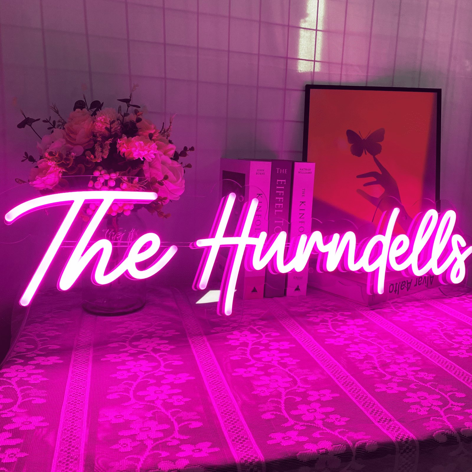 Wholesale Led Logo Light Happy Birthday Neon Sign Custom Sign Wedding Dropshipping Logo Neon Sign for Bedroom Party Home Decor