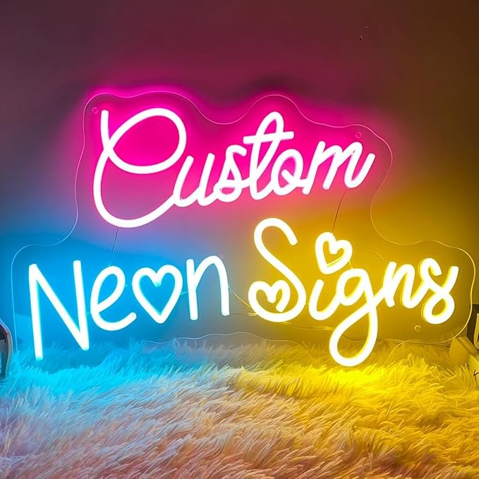 Wholesale Led Logo Light Happy Birthday Neon Sign Custom Sign Wedding Dropshipping Logo Neon Sign for Bedroom Party Home Decor